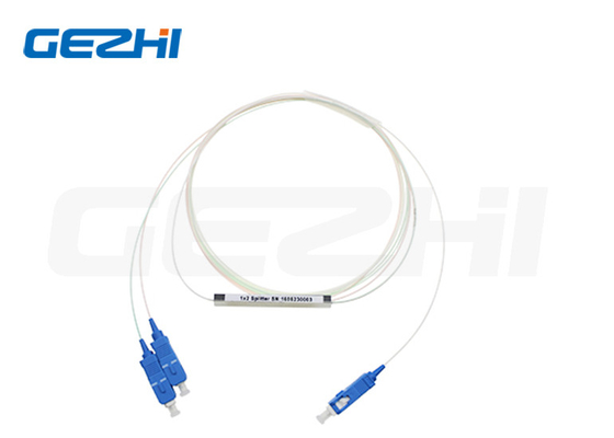 Hoge betrouwbaarheid 1x2 Mini Tube Type Fiber PLC Splitter