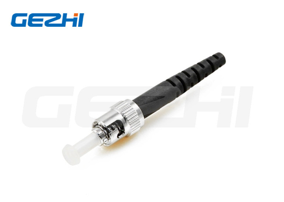 FTTH glasvezelconnector ST UPC enkelmodus simplexconnector met zwart
