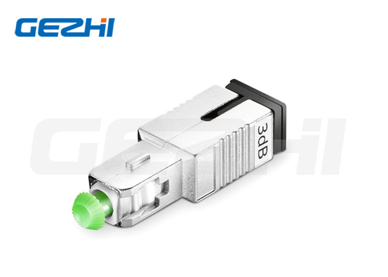 SC / APC glasvezel attenuator Single Mode Man-Vrouw 3dB vast