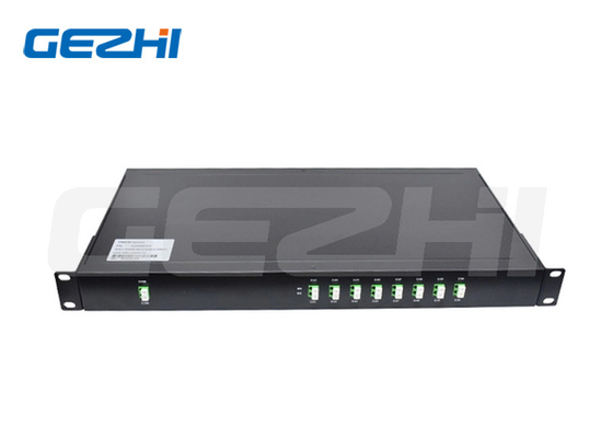 2x8CH Dwdm Mux Demux 1U 19' Rack LC / APC C43-C50 Kanaal