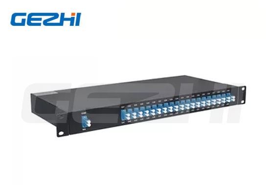 40 kanalen Dual Fiber DWDM Mux Demux met Athermal Design in 1U Rack Mount AAWG Passief Apparaat