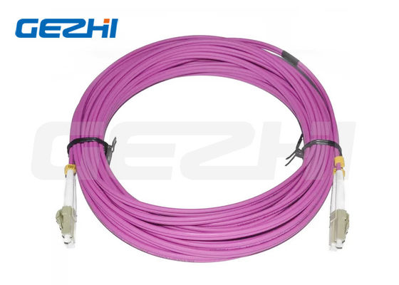 PVC-materiaal Glasvezel-patch cord 10 meter lengte LC DX MM 2.0 diameter Voor CATV