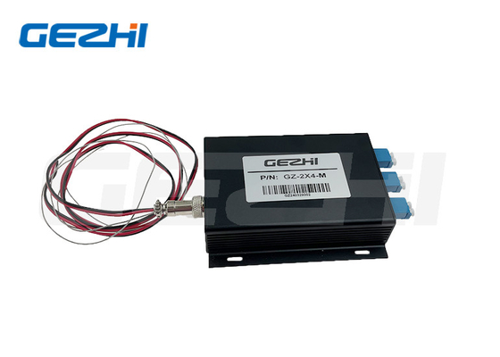 GZ-FSW-2x4 Glasvezel-optische schakelaar 1260~1650nm TTL Control Optical Switch