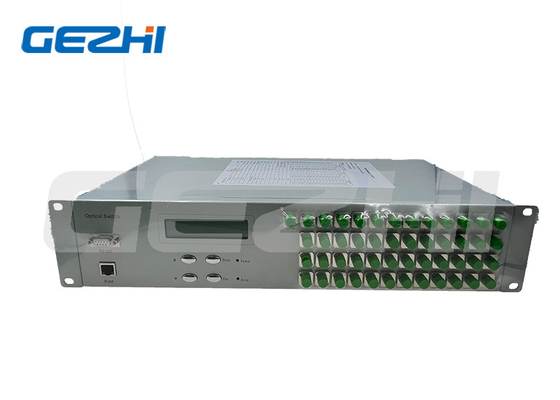 Hoge stabiliteit FSW 1x48 Glasvezel Switch 19 inch 2U Rackmount 1260~1650nm Single Mode