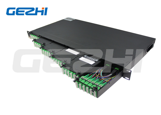 144 Core 1U Rack Mount MPO-LC/APC Single Mode Fiber ODF Optisch glasvezelverspreidingsraamwerk