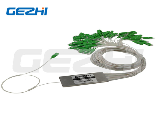 1x64 Plc Splitter golflengte 1260 - 1650nm Glasvezel type PLC optische splitter