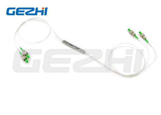 2X2 Mini PLC-optische glasvezelsplitter 2 Way Fiber Optic PLC-splitter met FC-connector