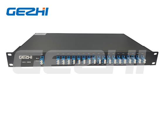 18CH CWDM-module CWDM Mux Demux 16 Ch Dual Fiber Multiplexer 1U 19' Rack Mount