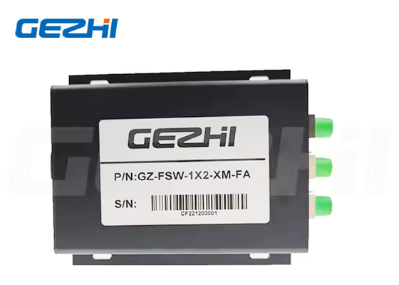 1x2 Mechanische optische schakelaar module, niet-vergrendelende glasvezel-optische schakelaar