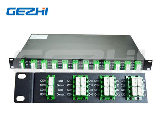 40 kanaal LC/APC 100 GHz Athermal AWG DWDM-module voor MUX/DEMUX-toepassingen