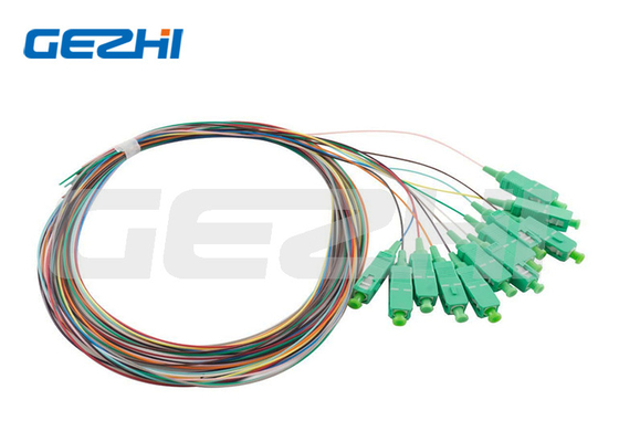 Optische connector Type SC/APC Glasvezel Pigtail 9/125 Glasvezel patch cord voor telecommunicatie