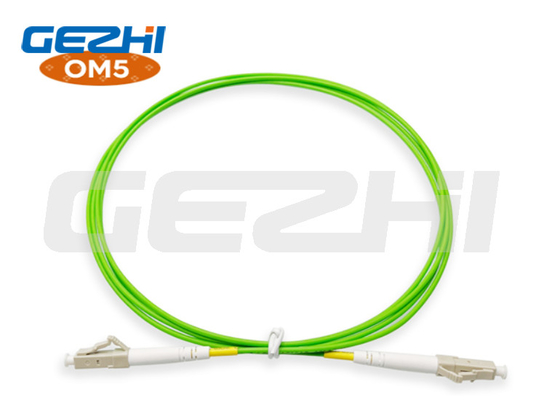 Op maat gemaakte glasvezel patch cord kabel OM5 Multimode breedband LC/SC/FC/ST Duplex