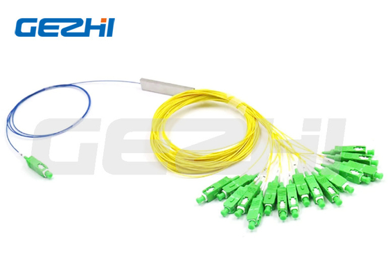 60x12x4mm PLC glasvezel splitter G657A2 1x16 glasvezel splitter