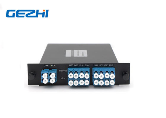 8 Module van de kanalen de Dubbele Vezel CWDM Mux met Monitorhaven