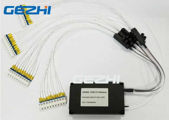 de Module DWDM Mux Demux van 100GHz C60 1x40 CH AAWG