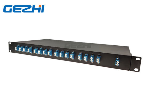 1U 19 Duimrek zetten Dubbele Netwerkvezel 1x16 DWDM Mux Demux op