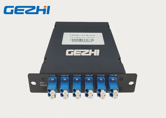 Stop in LGX-de Passieve Multiplextelegraaf van het Chassis1x4 Kanaal CWDM