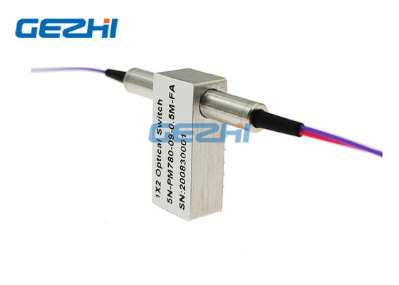 FC/APC 1x2 PM Vezel Optische Schakelaars780nm Polarisatie