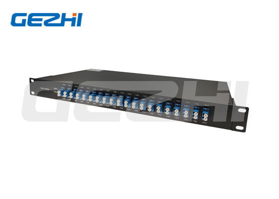 Passieve DWDM Mux het Vervoerlc UPC Adapter van 1x8 DWDM in 19“ 1U